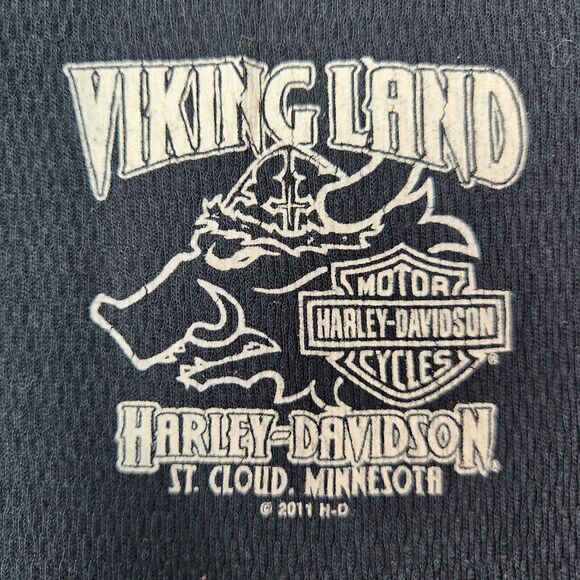 Harley Davidson Shirt Women‎ XL Y2k Rhinestone Motorcycle Sportster Biker Punk - Picture 6 of 9